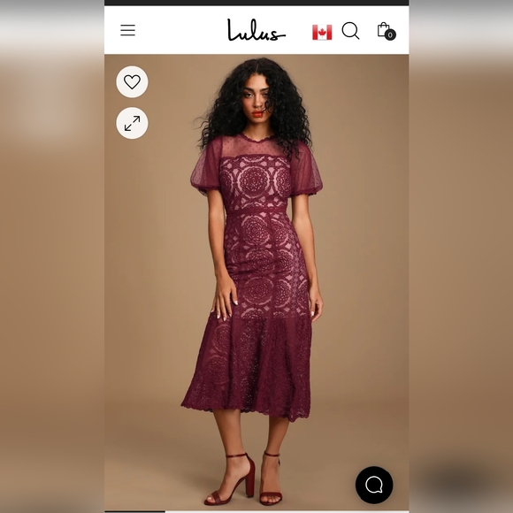 Lulu's evening midi dress - Picture 2 of 2